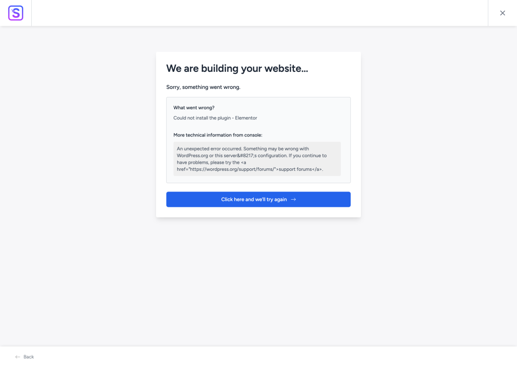 Starter Templates – Required plugins missing