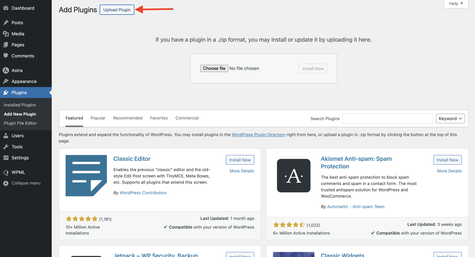 How To Install The Starter Templates Plugin? Starter Templates